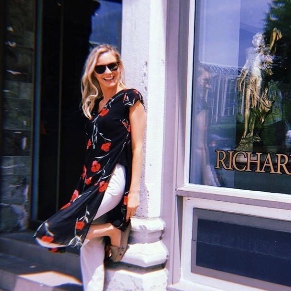 Poppy flowered tunic - Picture 4 of 4